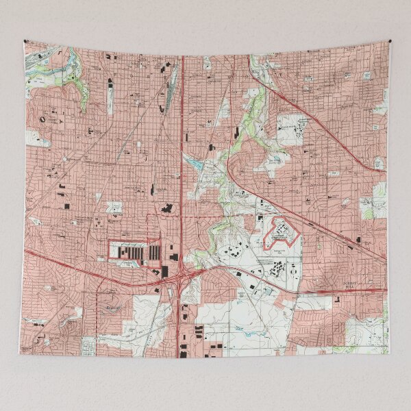 Item preview, Fort Worth Texas Map (1995)  designed and sold by BravuraMedia.