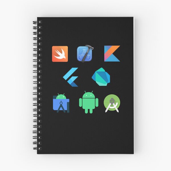 Item preview, Mobile App Developer Complete Logo Pack ( IOS, Android, Flutter ) designed and sold by Donavenwolfe.