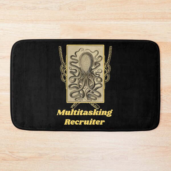 Item preview, 'Multitasking Recruiter' Old Book Octopus Graphic - Funny Quotes Designs for T-shirts, stickers and other accessories designed and sold by Ridiculam Toga.
