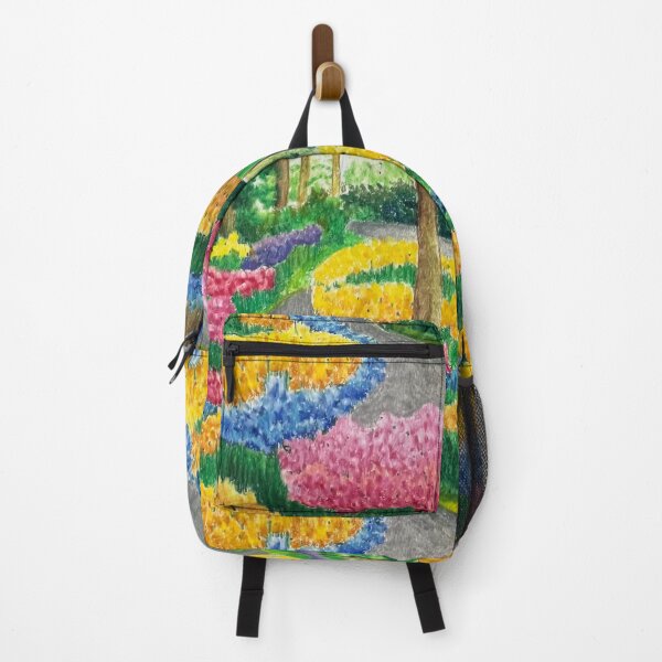 Item preview, Tulips garden oil pastels color designed and sold by Puifai2489.