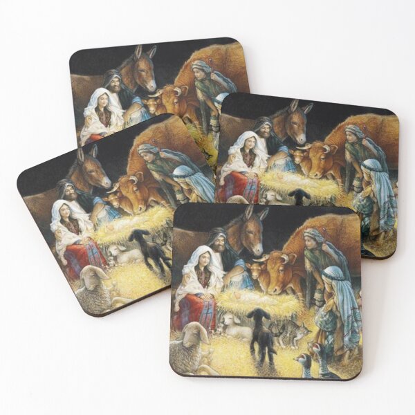 Item preview, Baby Jesus mother Mary Joseph And Children designed and sold by Rowena Jones.