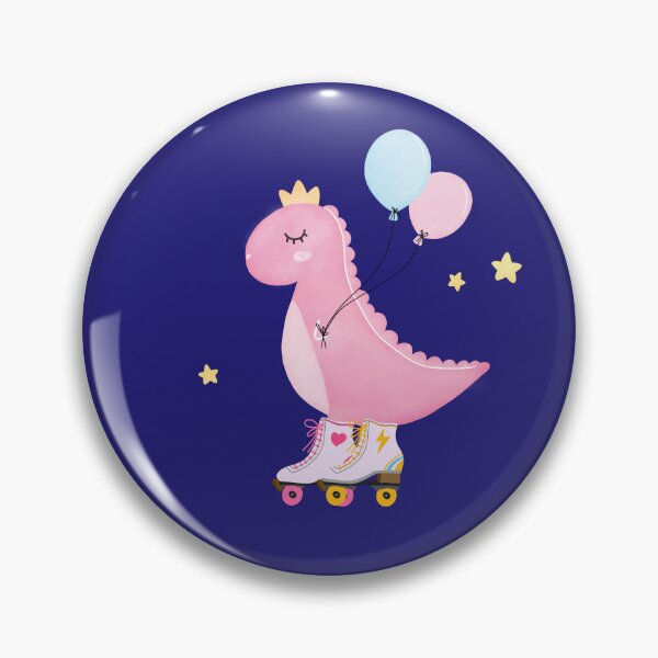 Item preview, Pretty Dinosaur love skate  designed and sold by pookamon14.