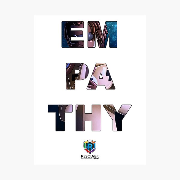SUPERHERO EMPATHY - Image with Text Photographic Print