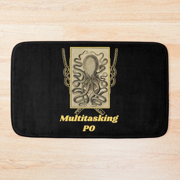 Item preview, 'Multitasking PO' Old Book Octopus Graphic - Funny Quotes Designs for T-shirts, stickers and other accessories designed and sold by Ridiculam Toga.