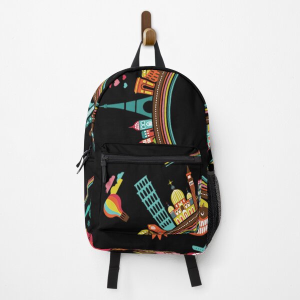 Item preview, Travel Tourism graphy Infographic, city,travel,Globalization, multicolored city illustration designed and sold by SIERRAGERALDINE.