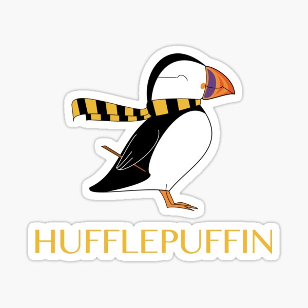 Hufflepuffin Sticker