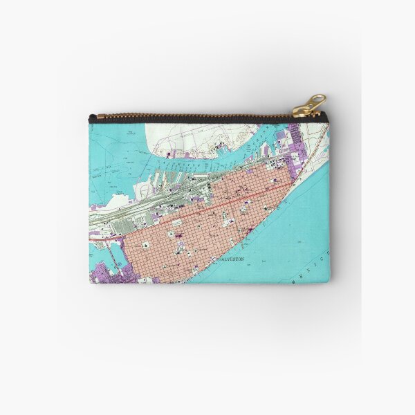 Item preview, Vintage Map of Galveston Texas (1954) designed and sold by BravuraMedia.