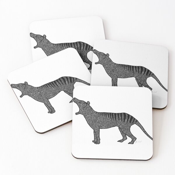 Item preview, Thylacine (Tasmanian Tiger) designed and sold by veganecologist.