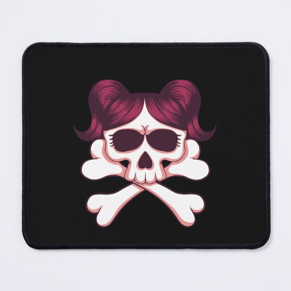 Item preview,  Funny Skull With Girl Crossbone For T shirt & stickers  designed and sold by Yassin  KM.
