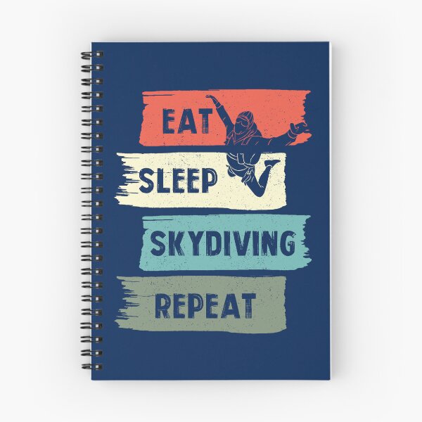 Item preview, Eat Sleep Skydiving Repeat - A skydiver with the slogan Eat Sleep Skydiving Repeat designed and sold by velisani.