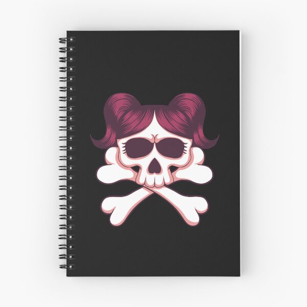 Item preview,  Funny Skull With Girl Crossbone For T shirt & stickers  designed and sold by Yassin  KM.