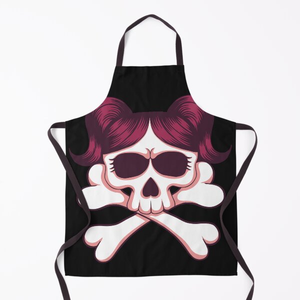 Item preview,  Funny Skull With Girl Crossbone For T shirt & stickers  designed and sold by Yassin  KM.