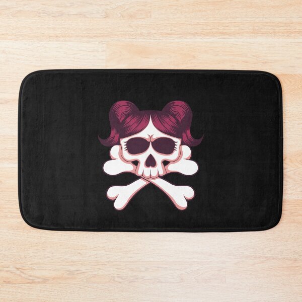Item preview,  Funny Skull With Girl Crossbone For T shirt & stickers  designed and sold by Yassin  KM.