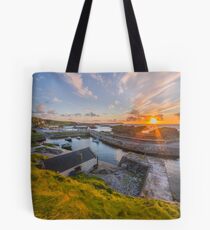 Ballintoy harbour , County Antrim , Northern Ireland Tote Bag