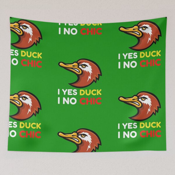 Item preview, I yes duck, i no chic designed and sold by pookamon14.