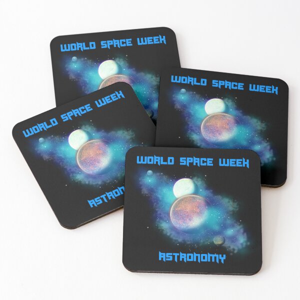 Item preview, World Space Week Begins Astronomy moon designed and sold by star-boutique.