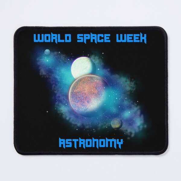 Item preview, World Space Week Begins Astronomy moon designed and sold by star-boutique.