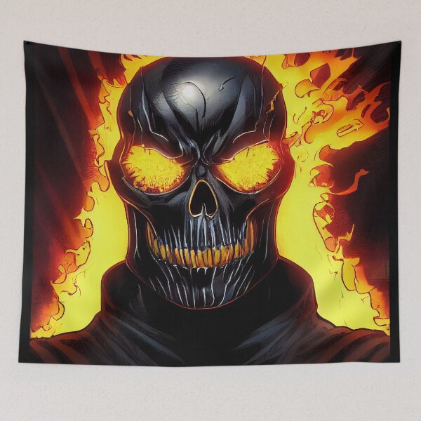 Item preview, Dark Skull on Fire designed and sold by lapart.