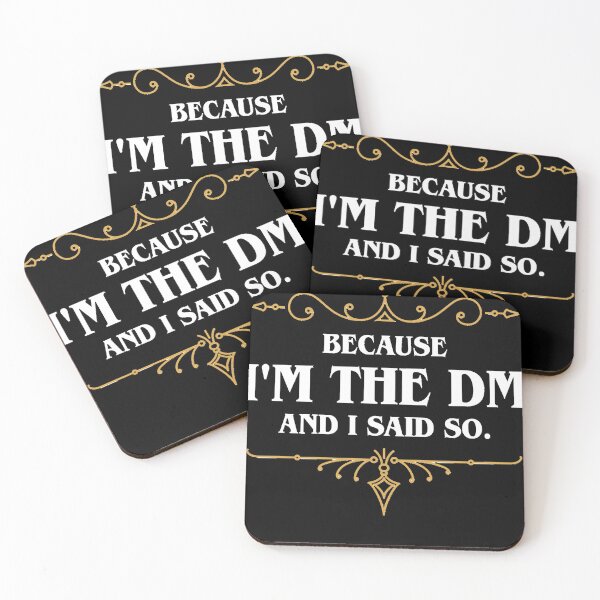 Item preview, Because I&39;m the Master and I Said So Funny Tabletop RPG Meme designed and sold by mathewbenjamin.