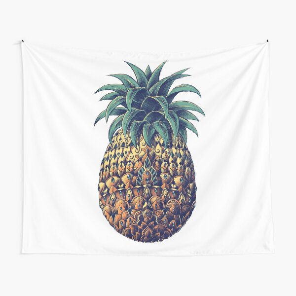 Pineapple Tapestries Redbubble