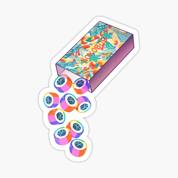 kokobop sticker for sale by kuromokonachan redbubble