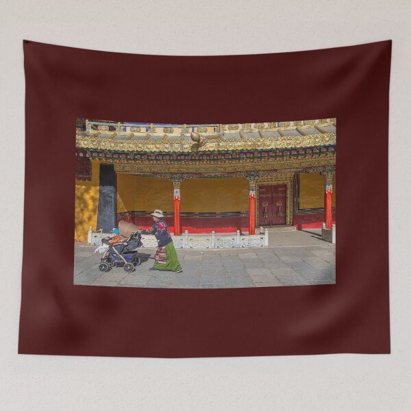 Item preview, Tibet. Lhasa. Norbulingka. The Passer By.  designed and sold by vadim19.