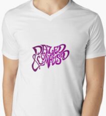 Camiseta para hombre de cuello en v Mareado y confuso