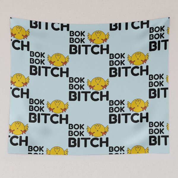 Item preview, Bok Bok Bitch -Crazy Rich Asians Design in Black- because Chickens are Bitches!     designed and sold by RuthForeman.
