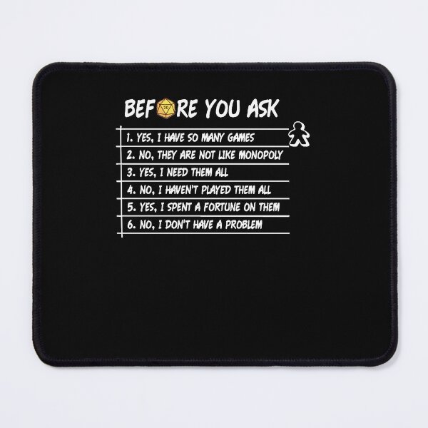 Item preview, Before You Ask Funny Board Game Classic designed and sold by mathewbenjamin.