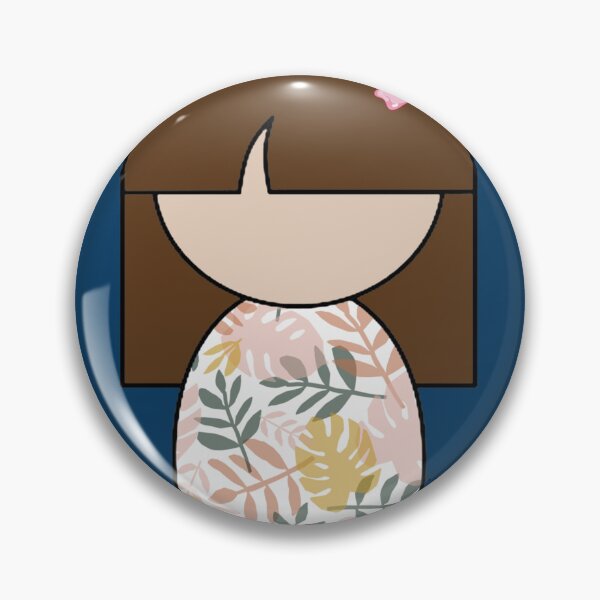 Item preview, Copy of Japanese Kokeshi Doll in Pink Floral Print  designed and sold by BareNakedNutes.