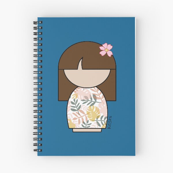 Item preview, Copy of Japanese Kokeshi Doll in Pink Floral Print  designed and sold by BareNakedNutes.