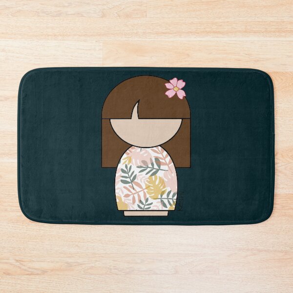 Item preview, Copy of Japanese Kokeshi Doll in Pink Floral Print  designed and sold by BareNakedNutes.