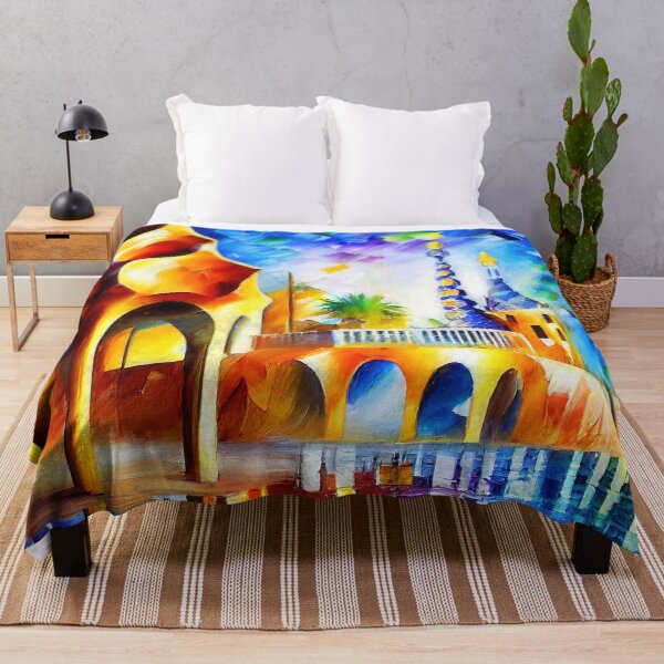 Item preview, Barcelona, Panorama from Parc Guell designed and sold by AM FineArtPrints.