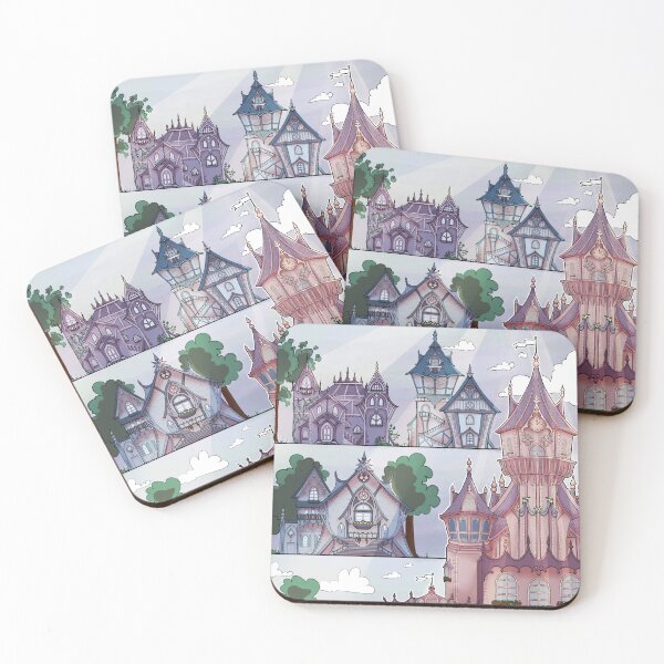 Item preview, Elven fantasy city designed and sold by DyuveDoodles.