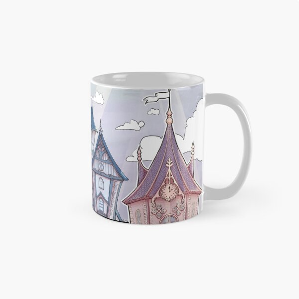 Item preview, Elven fantasy city designed and sold by DyuveDoodles.
