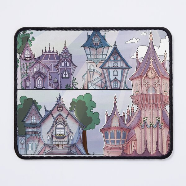 Item preview, Elven fantasy city designed and sold by DyuveDoodles.