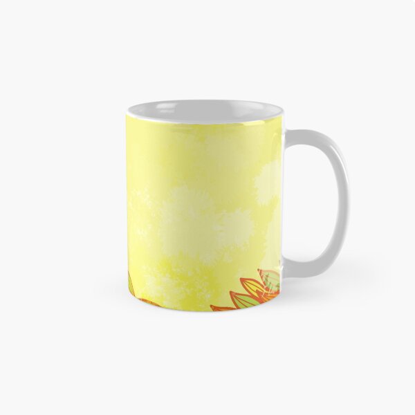 Item preview, Orange and green floral design designed and sold by Patternalized.