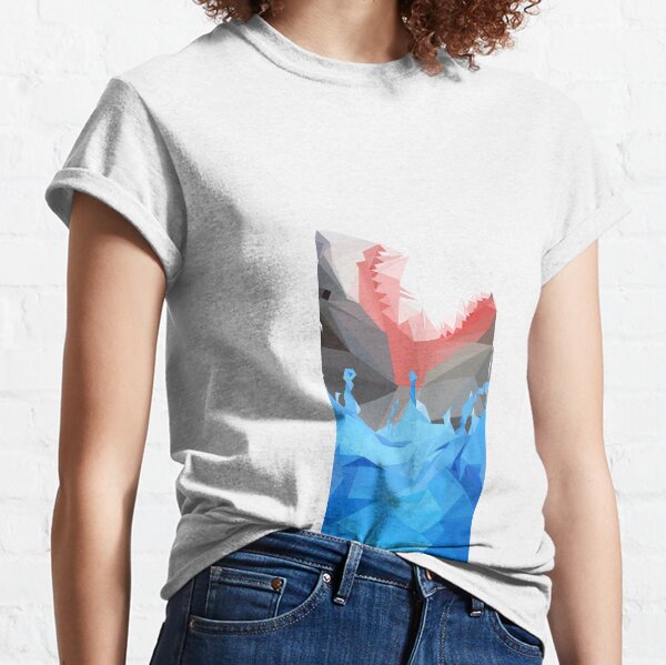 Low Poly Shark Classic T-Shirt