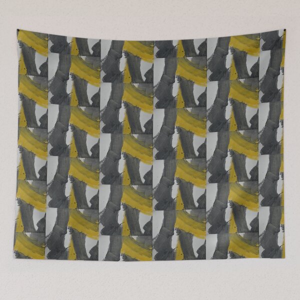 Item preview, Yellow And Black Abstract 2 designed and sold by Nancy Mauerman.