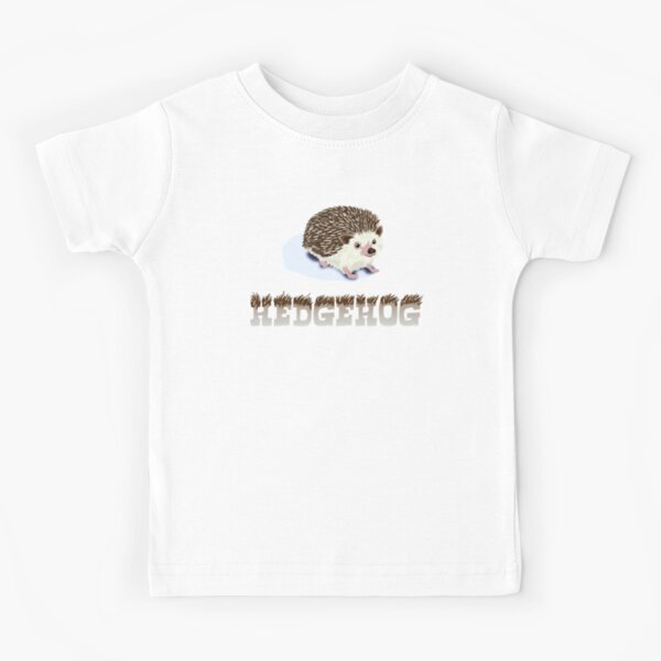 LUnBujCG Cute Cartoon Hedgehog Hugs Youth Boys and Girls Fashion Short Sleeve Tshirt