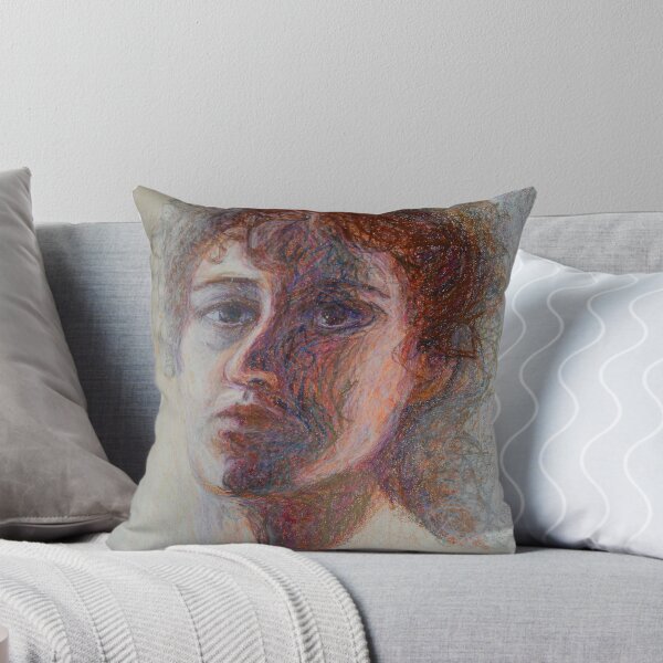Item preview, Two Faces - Portrait Of A Woman - Outsider Art designed and sold by Nancy Mauerman.