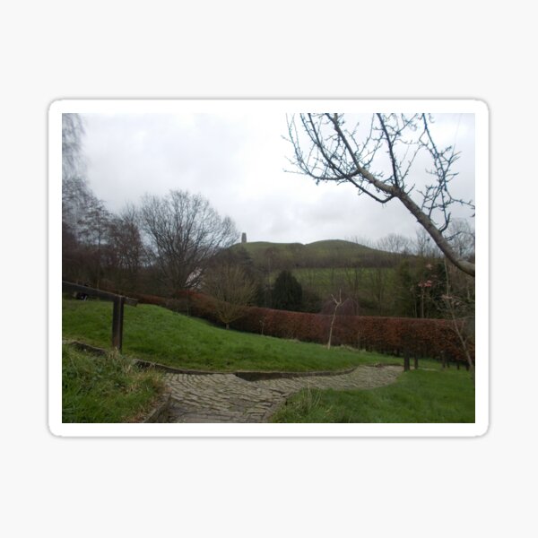 Item preview, View of tor from Chalice Well Gardens designed and sold by Karen Chard.