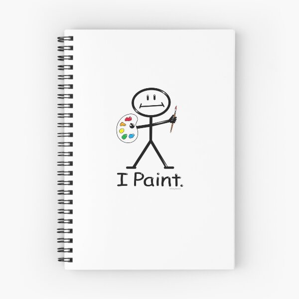Item preview, I Paint Artist BusyBodies Stick Figure designed and sold by Heidi Haakenson.