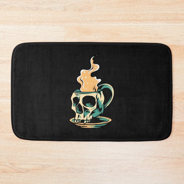 Item preview, Hot Coffee In Skull Mug T shirt & Stickers  designed and sold by Yassin  KM.