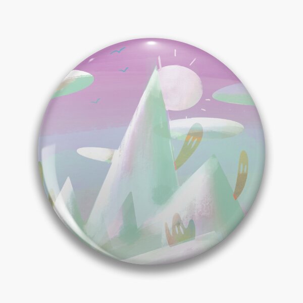 Item preview, Sunrise pink mountain ghosts designed and sold by tostoini.