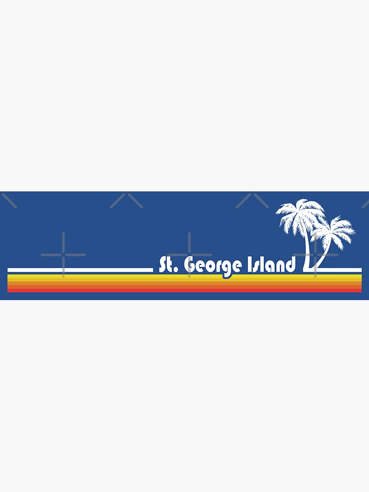 "St. Island Florida" Sticker for Sale by esskay Redbubble