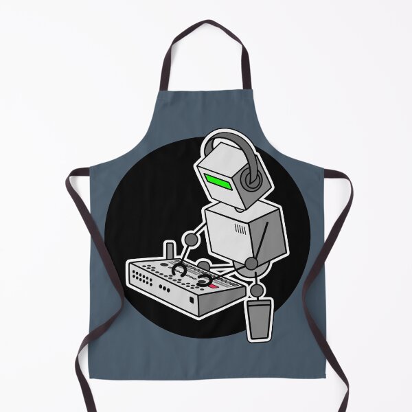 Item preview, Robot Musician Playing Drum Machine (Small Print Size) designed and sold by AtomicMalibu.