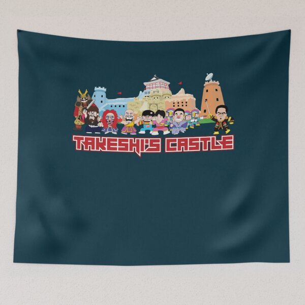 Item preview, Takeshis Castle  Main Group Illustration Graphic17 designed and sold by BareNakedNutes.