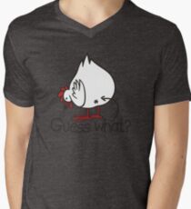 Guess what..? Chicken butt! Men's V-Neck T-Shirt
