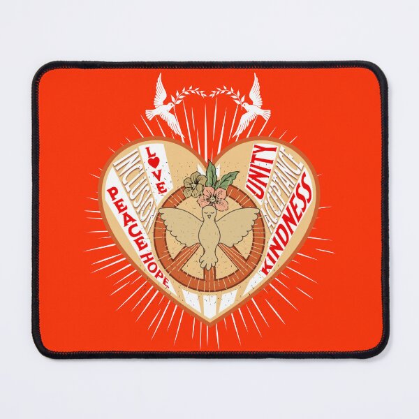 Item preview, Peace Love Inclusion Kindness Human Rights orange unity day designed and sold by Amazefishker.
